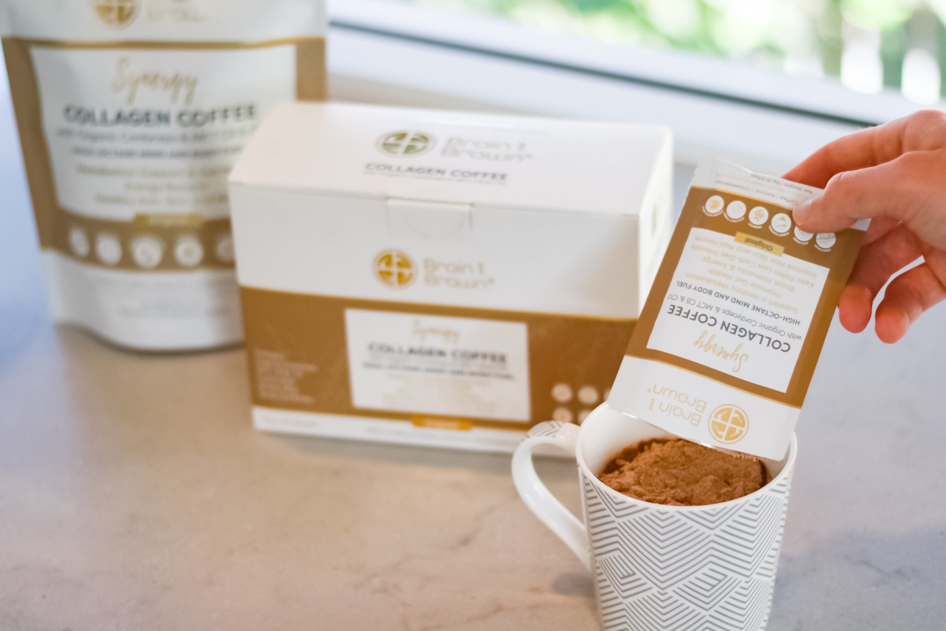 Collagen Coffee w/ Organic Cordyceps & MCT C8 & C10, 20 servings